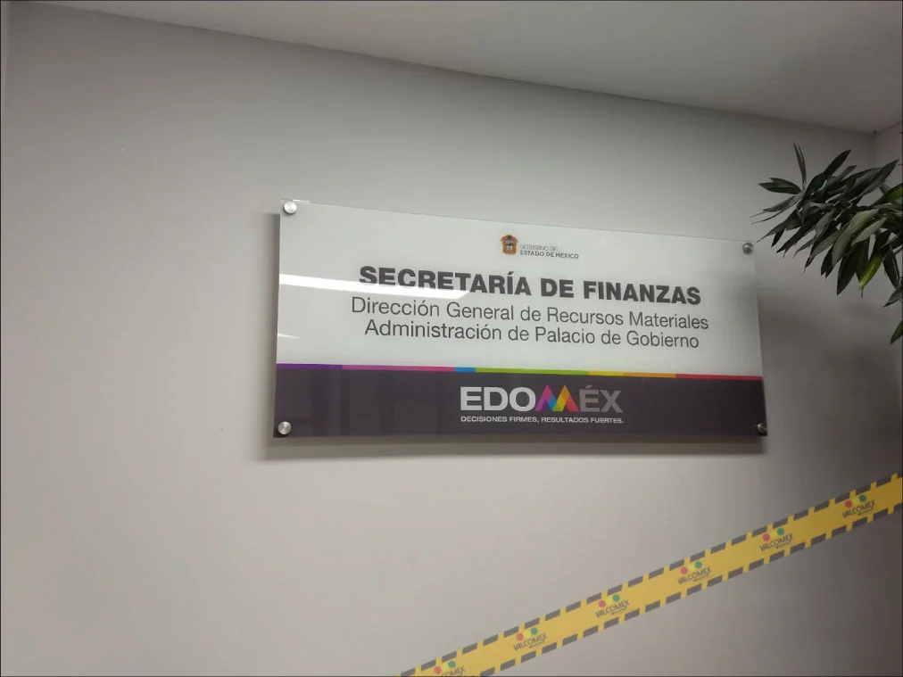 Señalamiento interior