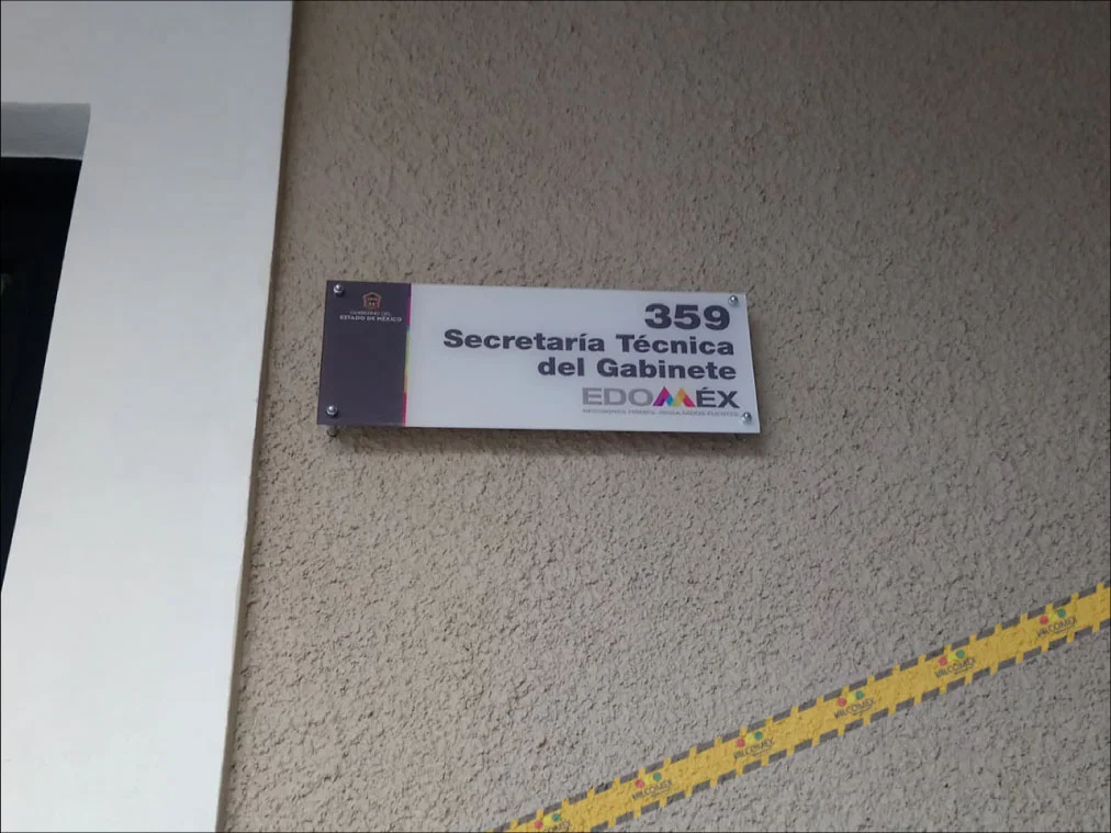 señalamiento Interior 3