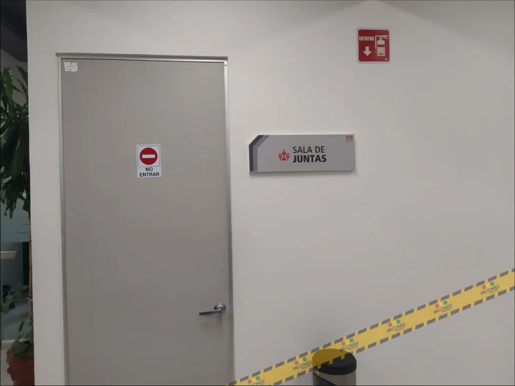 señalamiento Interior 7